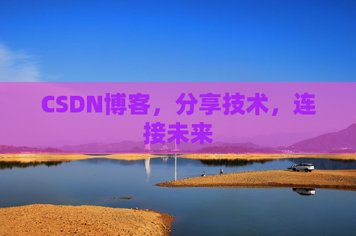 CSDN博客,分享技术,连接未来